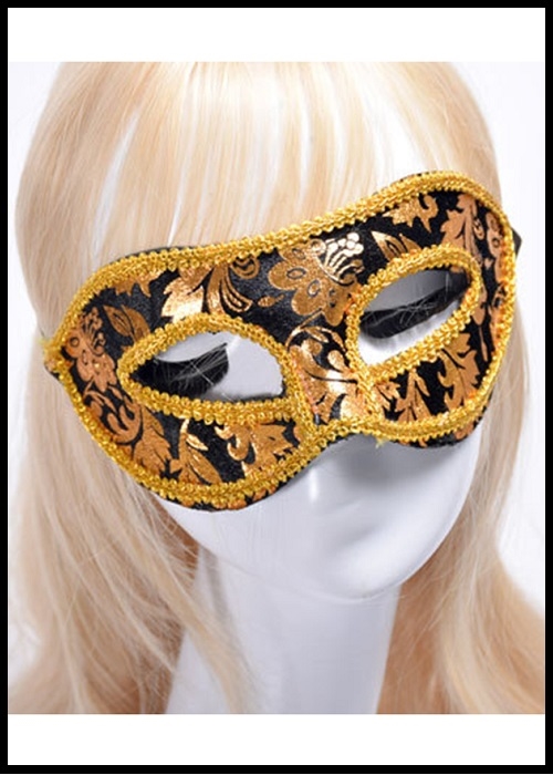 Guld maskerade maske